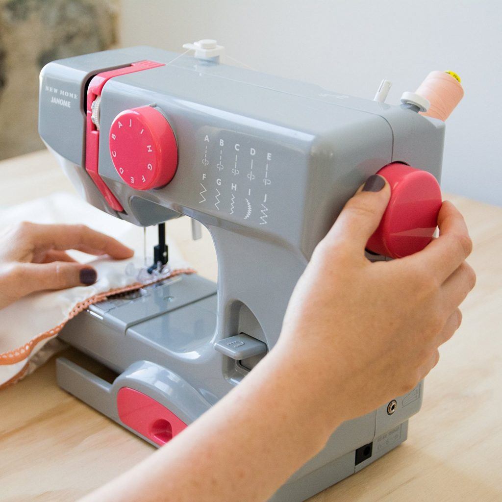 janome graceful gray basic sewing machine 