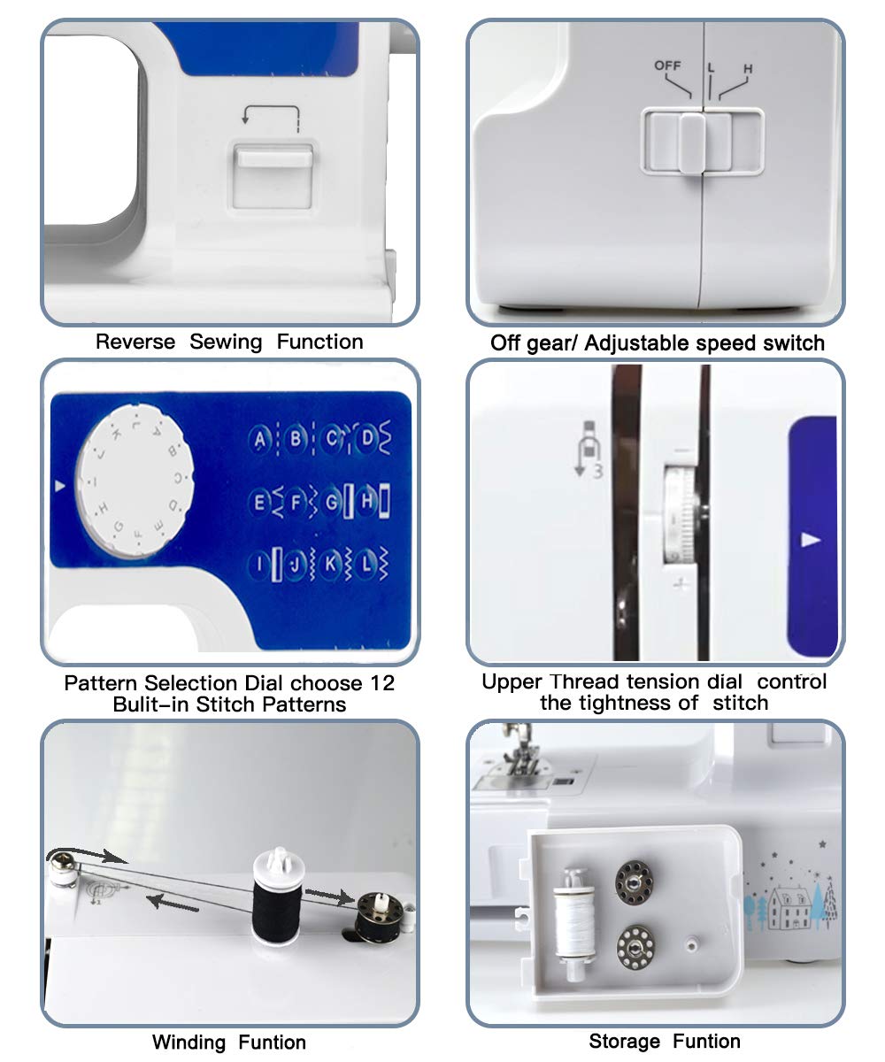 Luby JG1602 Portable Sewing Machine Review Sewing From Home