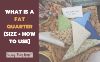 What is a fat quarter?