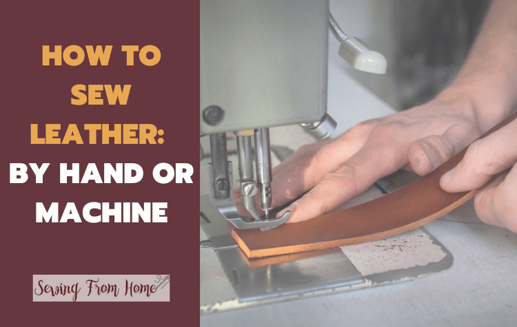 How to sew leather