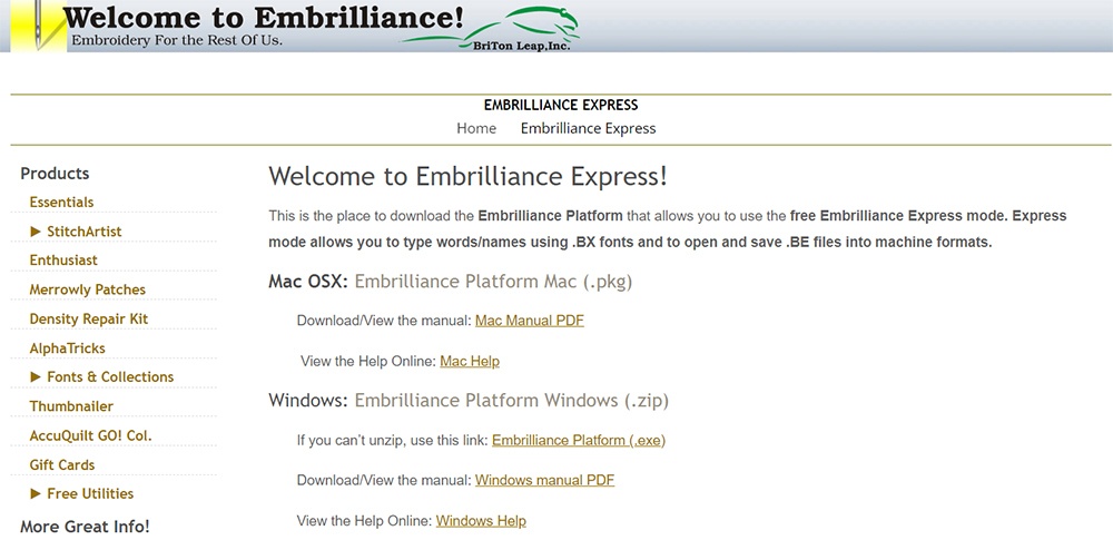 Embrilliance Express