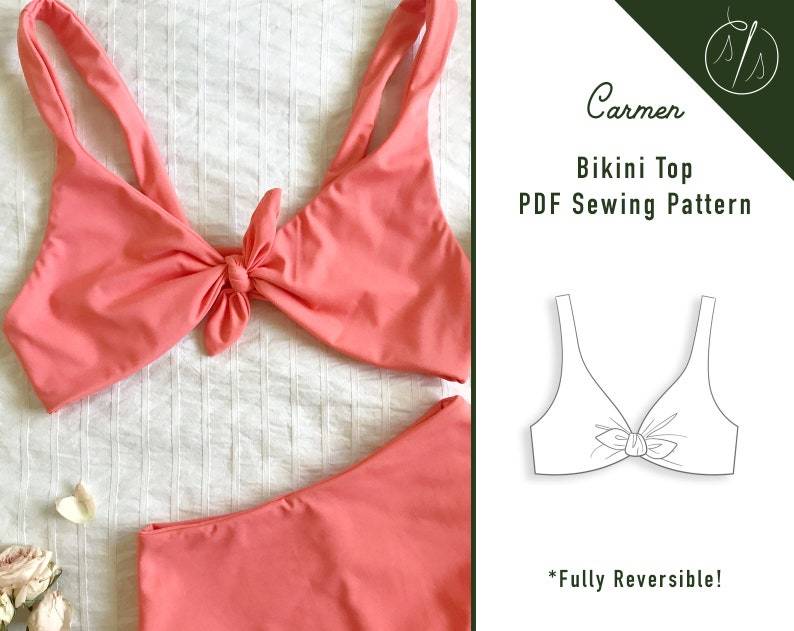 Reversible Bikini Top Sewing Pattern