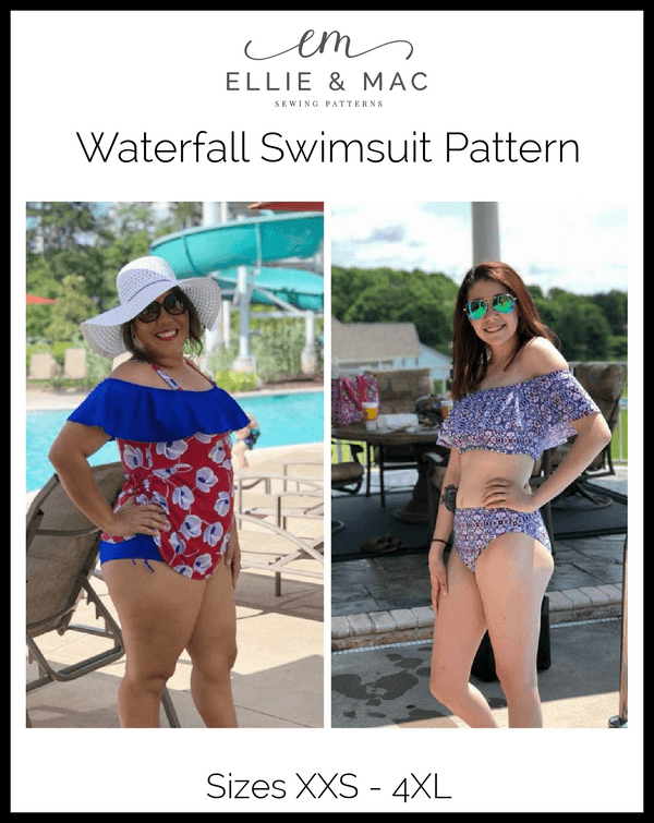 Waterfall Swimsuit Mix & Match Pattern