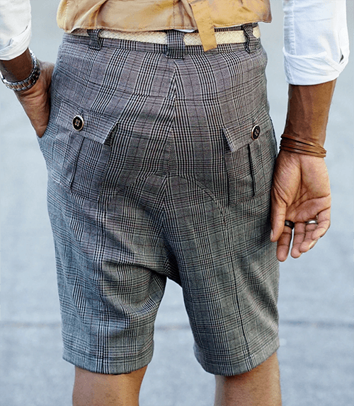 Nice sewing pattern for male shorts
