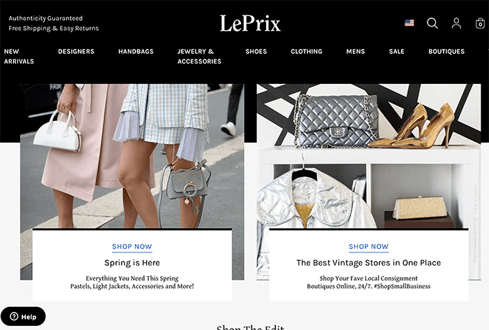Sell clothes on LePrix