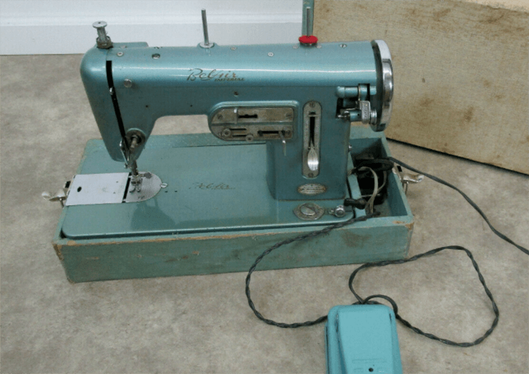 Example of a Vintage Bel-Air sewing machine