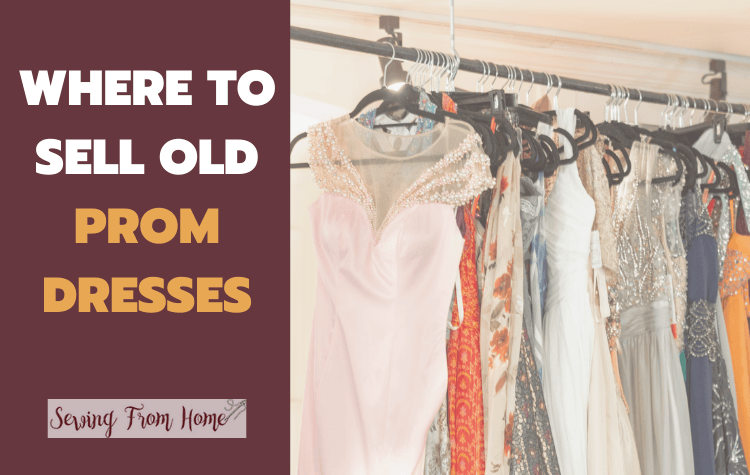 Where to sell old prom dresses